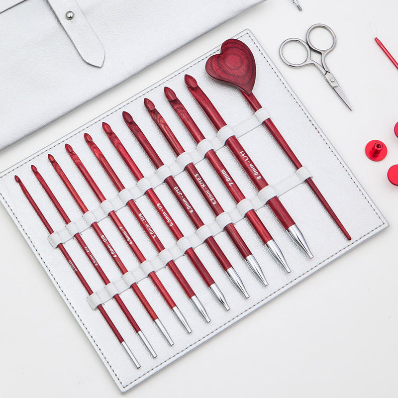 knit pro amore tunesian crochet hook set