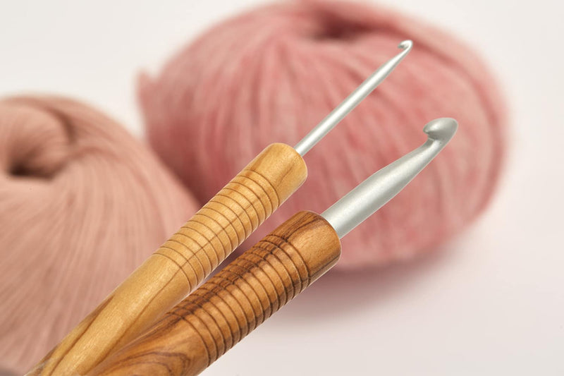 addi olive wood crochet hooks