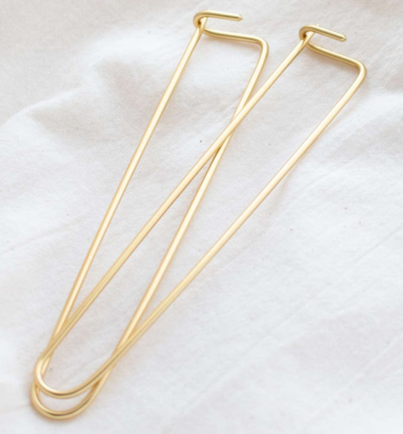 ka seeknit aluminium stitch holder gold new