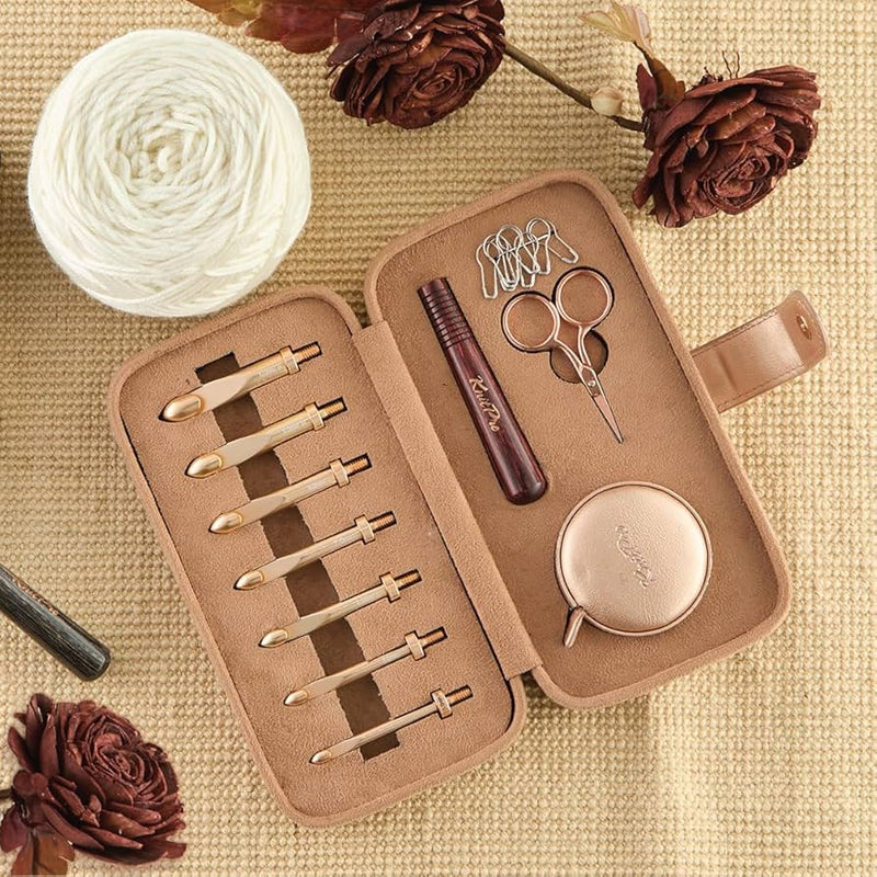 knit pro oasis interchangeable crochet hook set