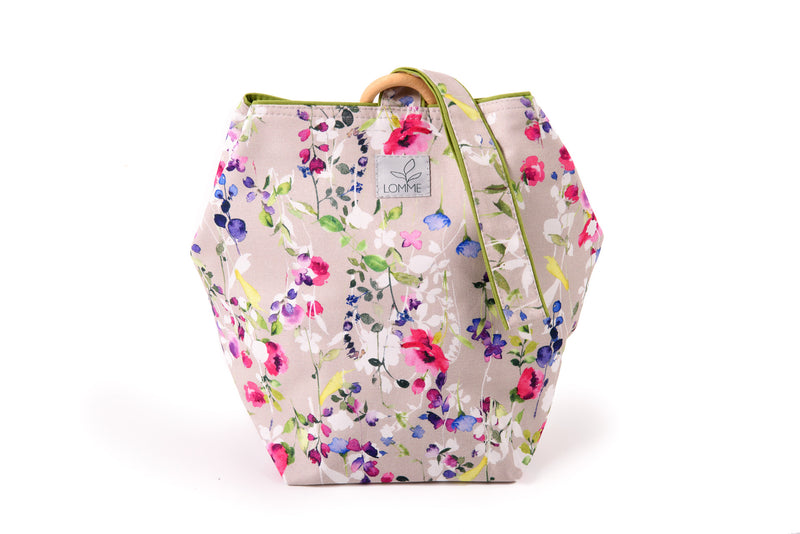 lomme tote bag romantic flower
