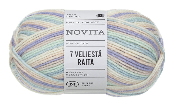 novita 7 veljestä raita – Needles & Wool