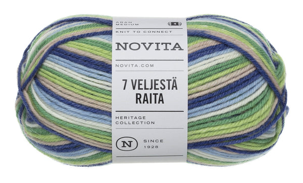 novita 7 veljestä raita – Needles & Wool
