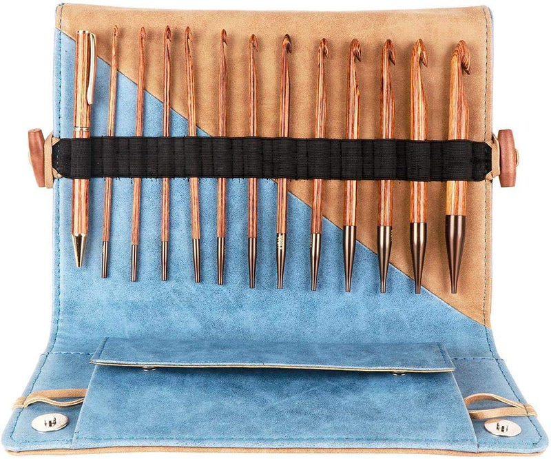 knit pro ginger tunesian hook set