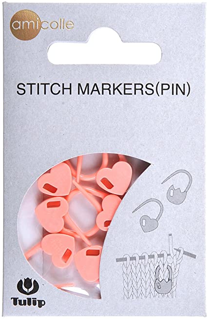 tulip locking stitch markers heart