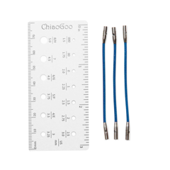 chiaogoo twist blue cords 3x5cm