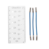 chiaogoo twist blue cords 3x5cm