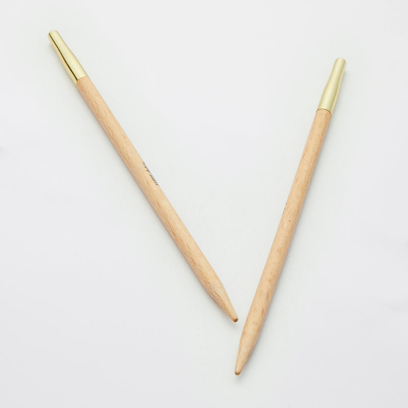 knit pro basix beech tips