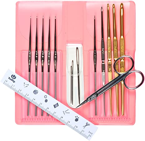 tulip classic 3 15-pc crochet hook set