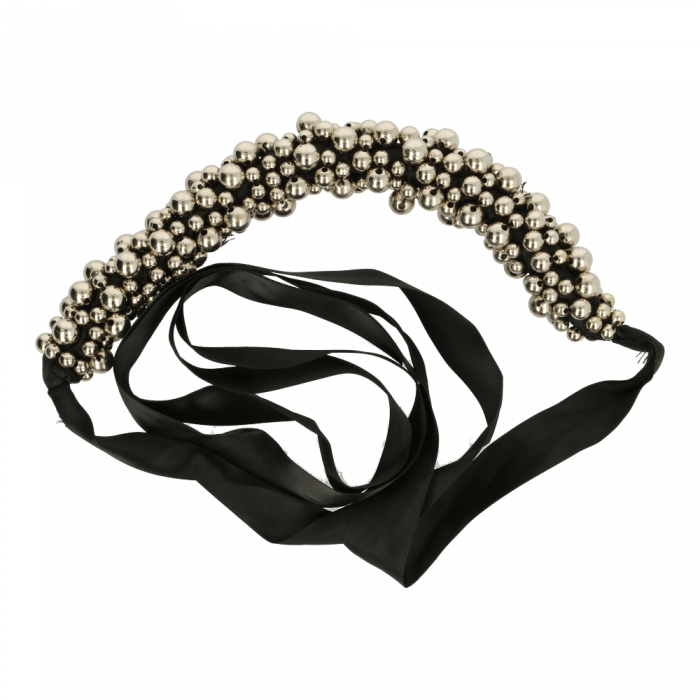 bag handle silver bead