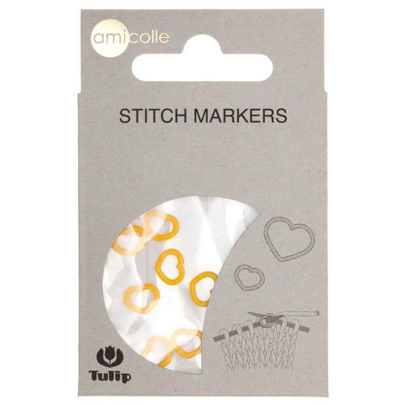 tulip stitch markers hearts per color and size
