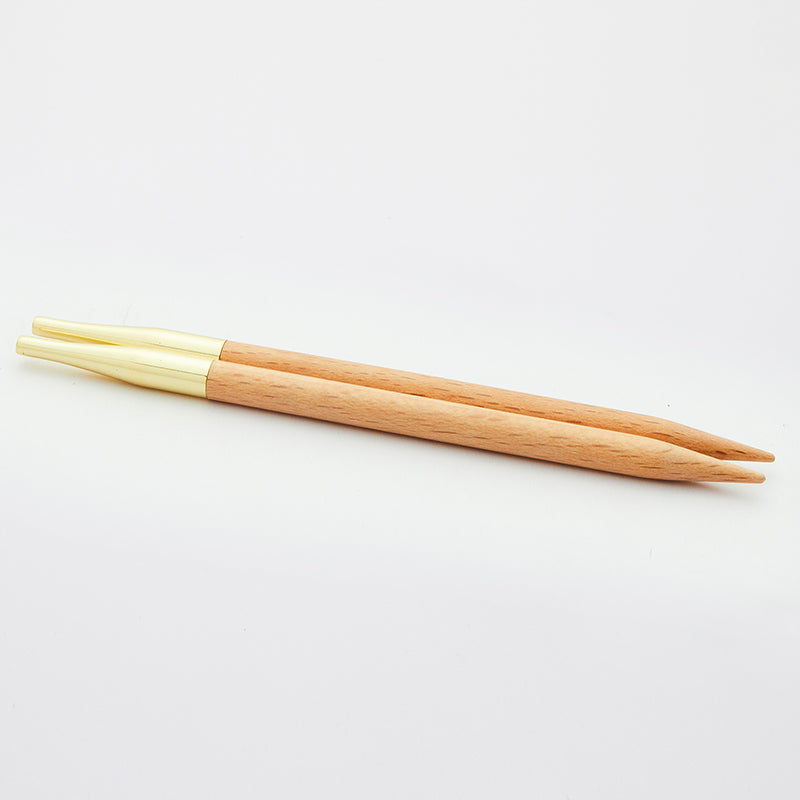 knit pro basix beech tips
