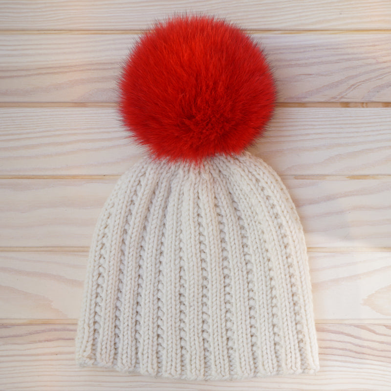 polar fox pompom
