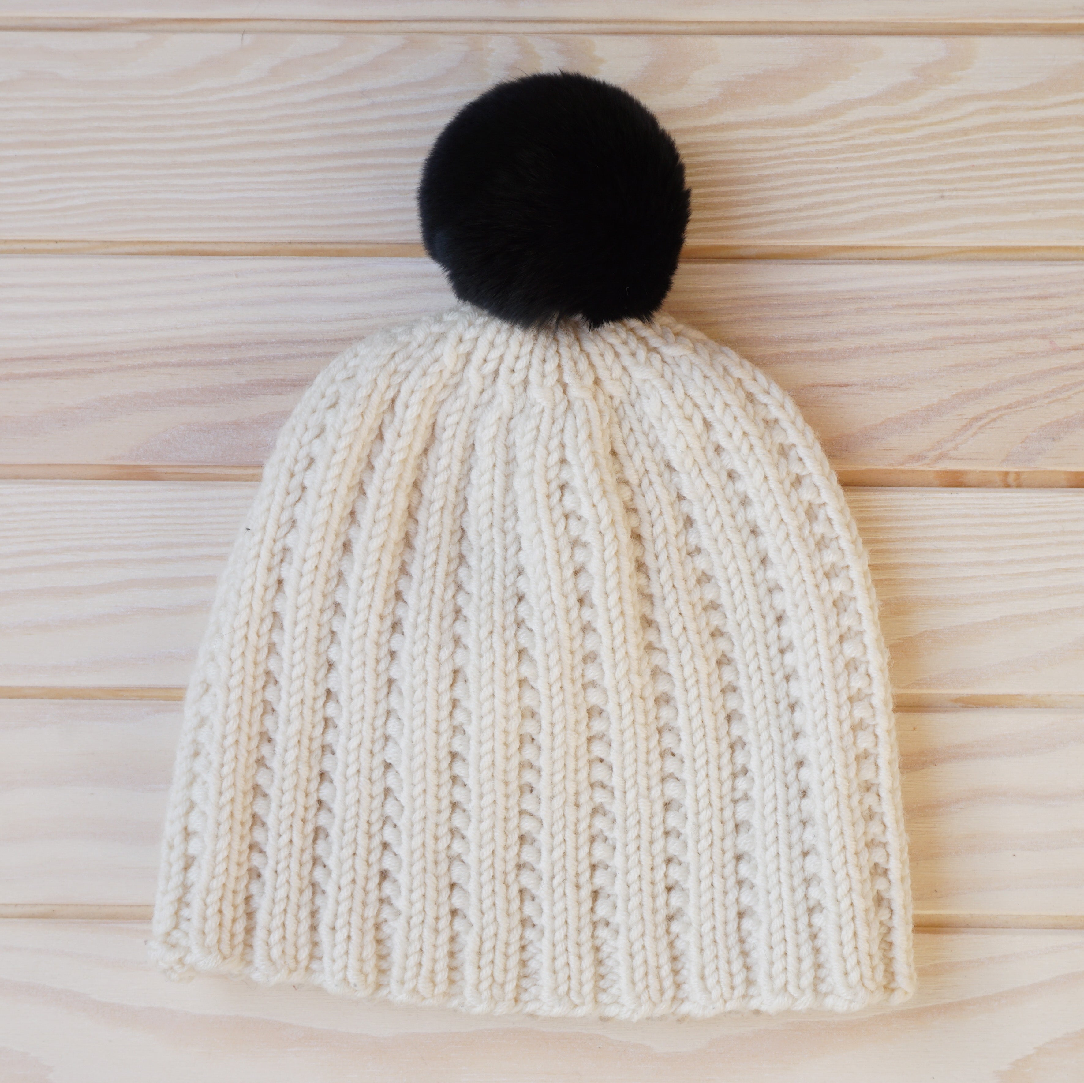 rabbit fur pompom big