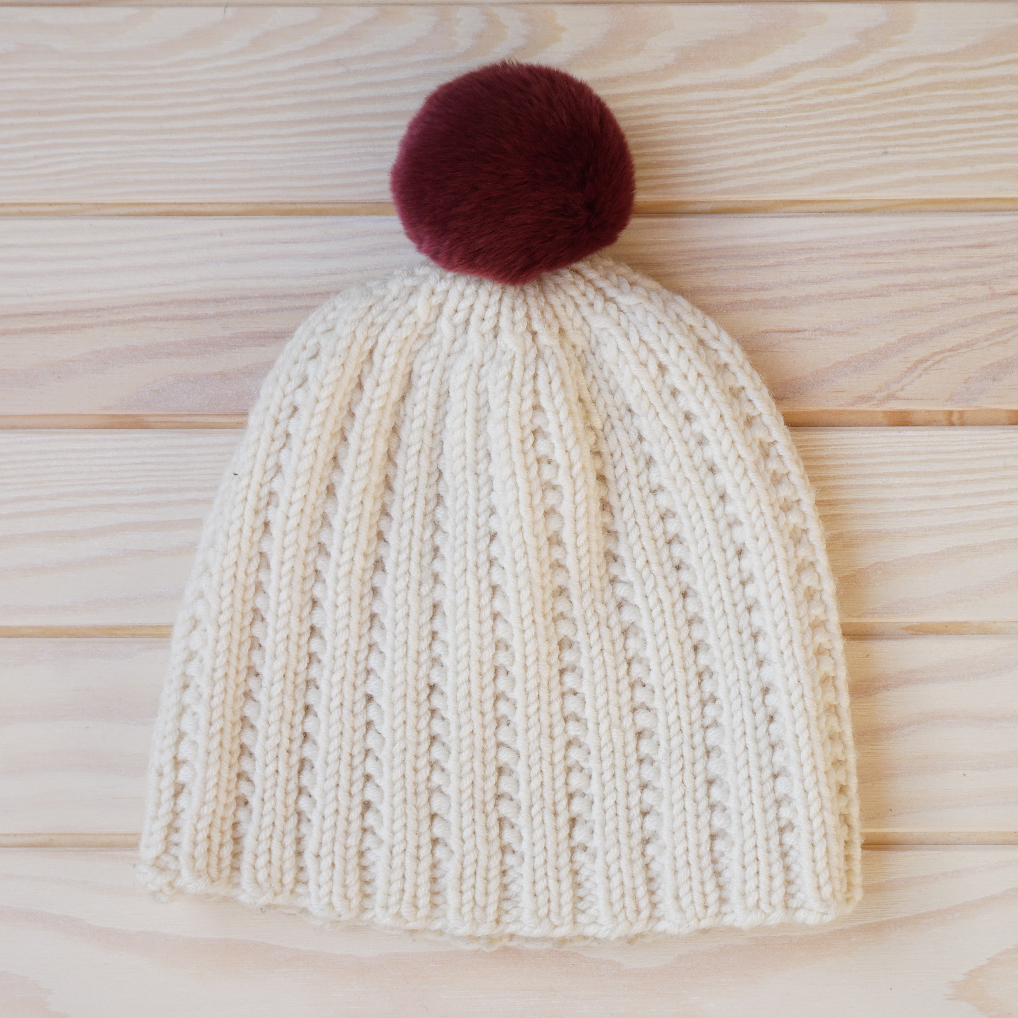 rabbit fur pompom big