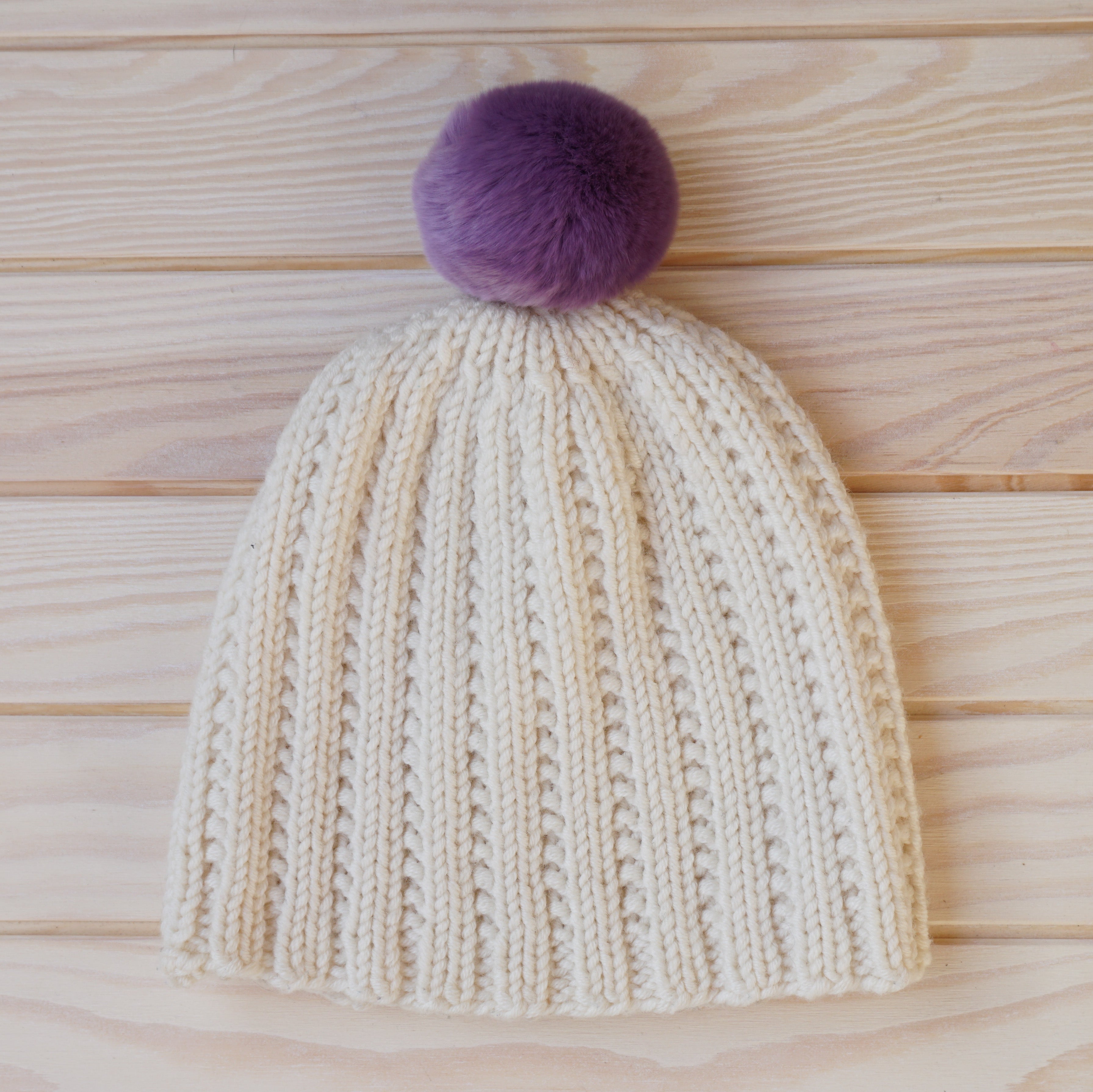 rabbit fur pompom big