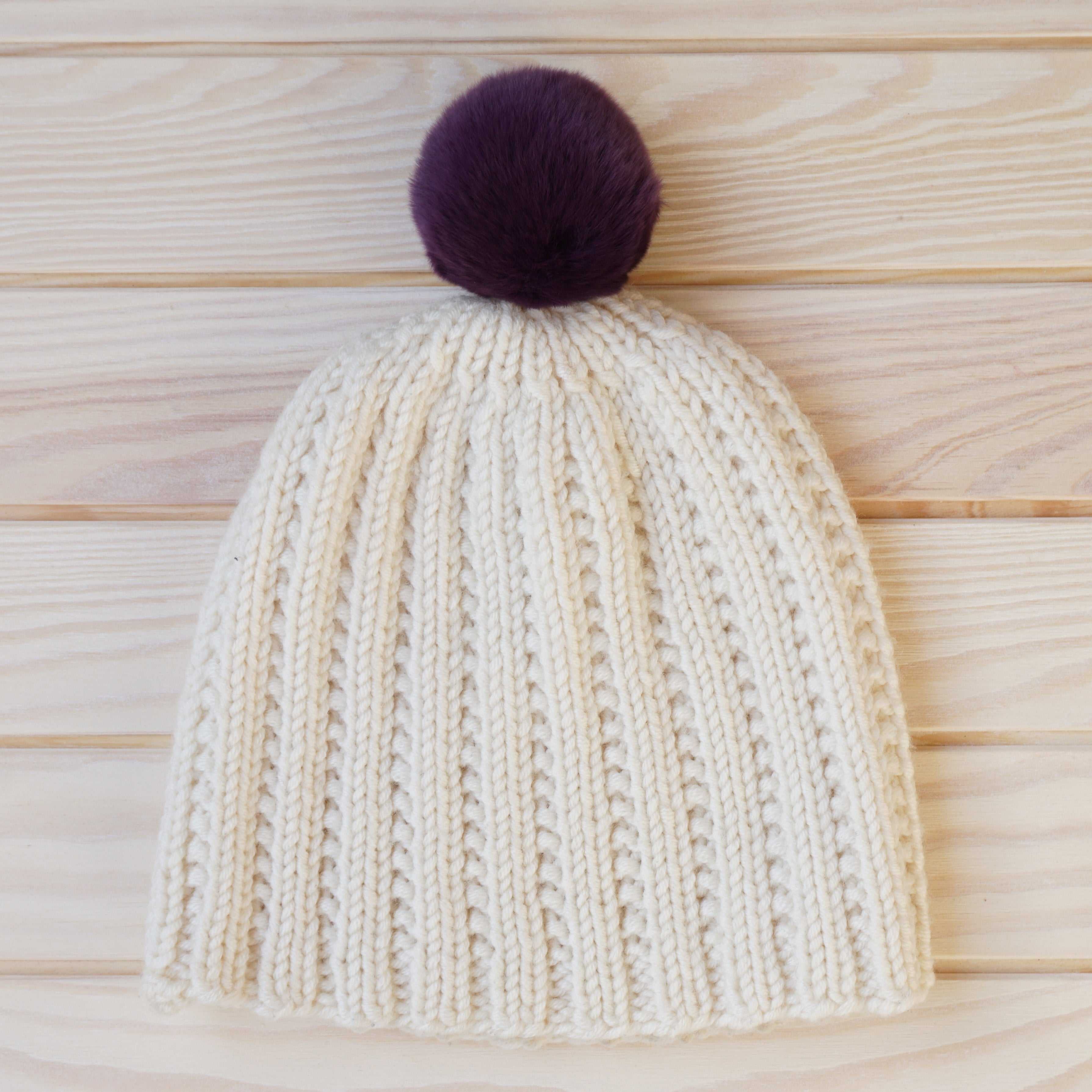 rabbit fur pompom big