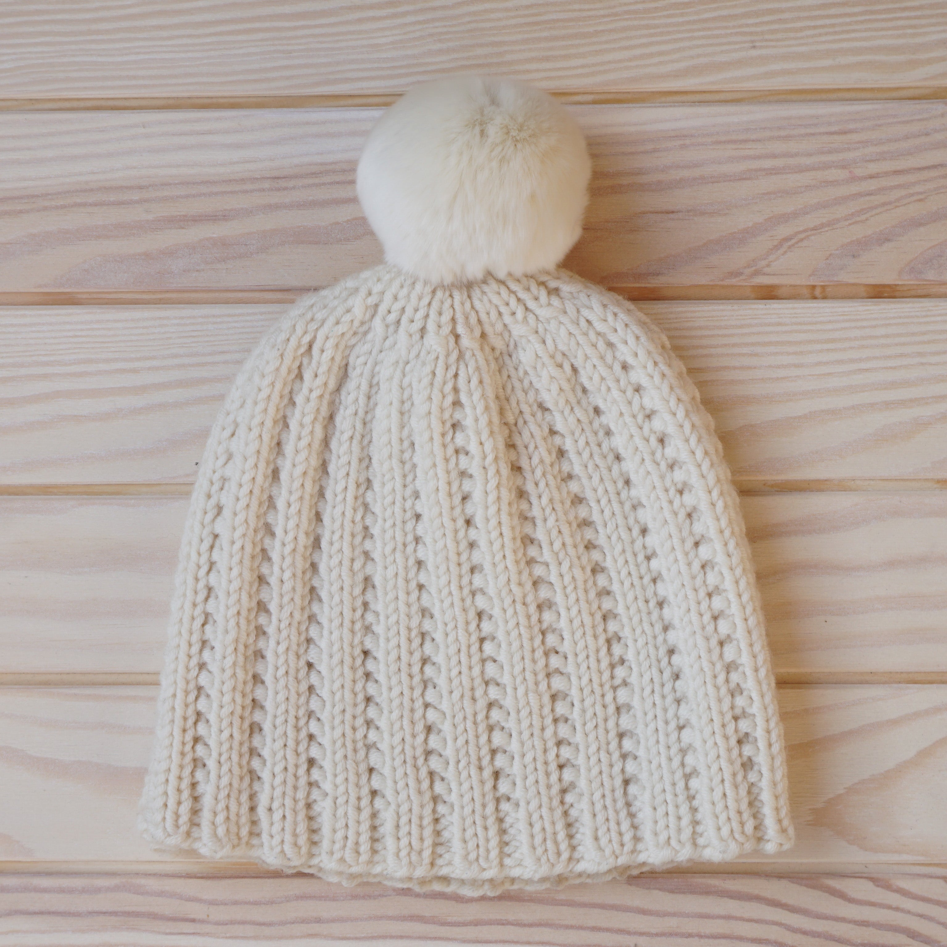rabbit fur pompom big