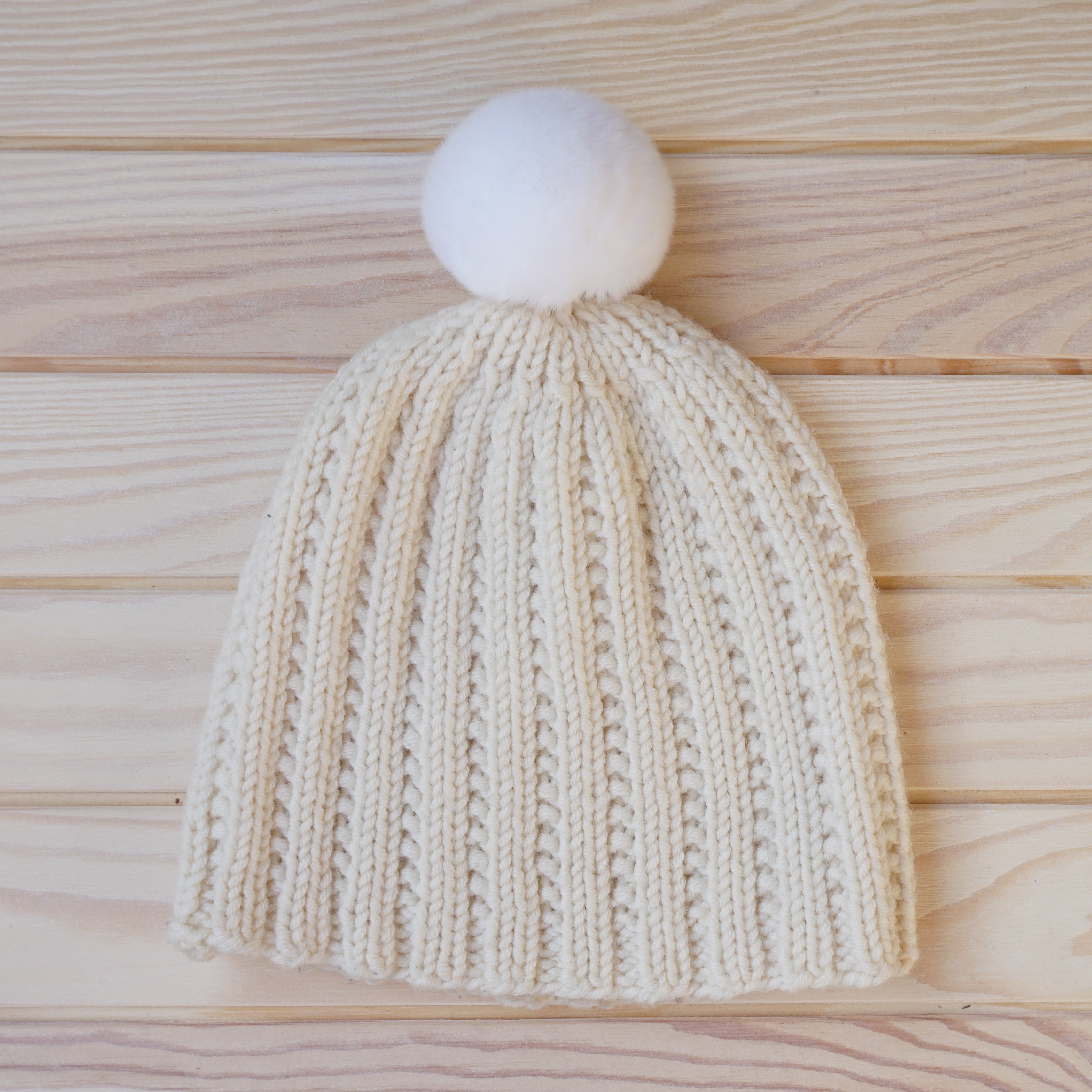 rabbit fur pompom big