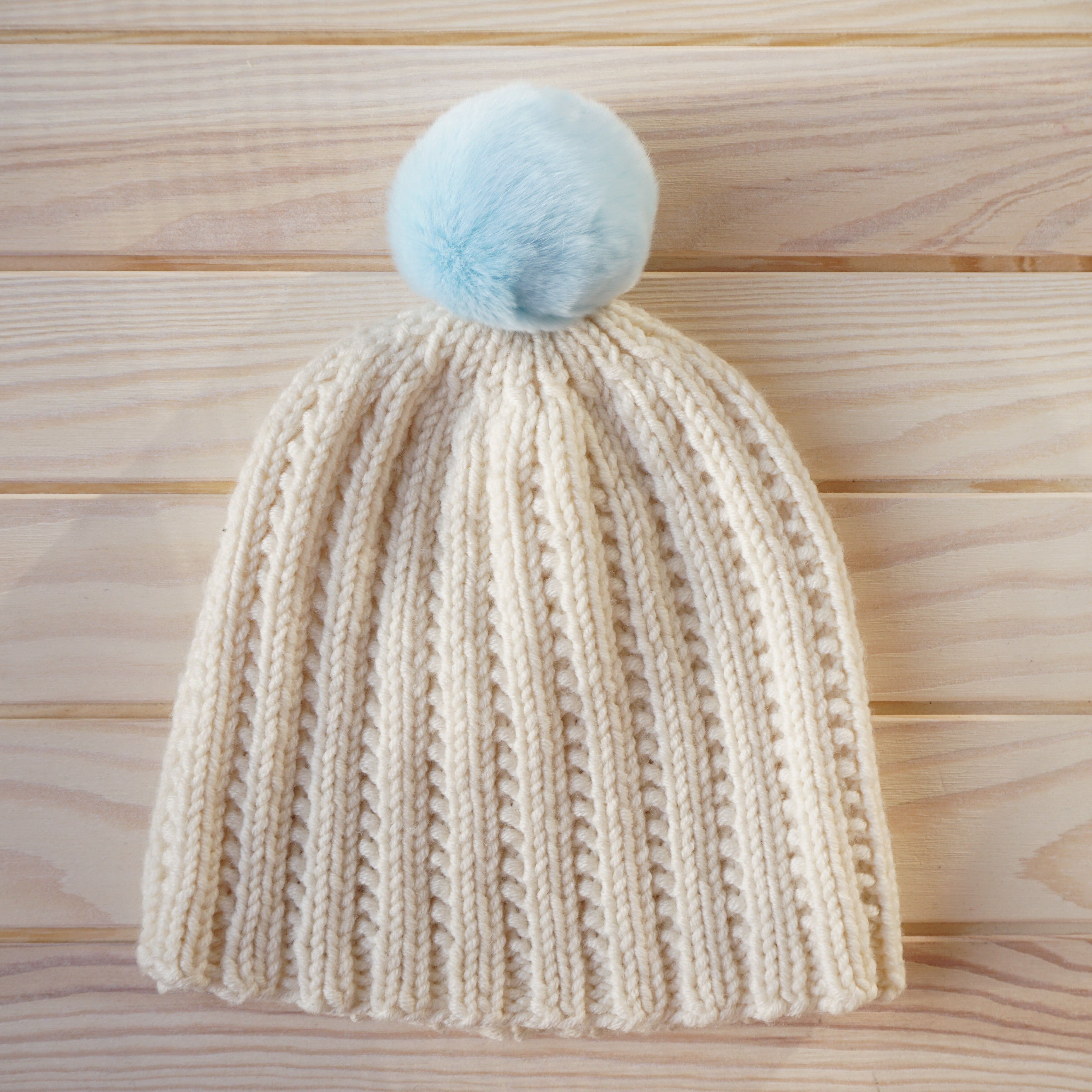 rabbit fur pompom big