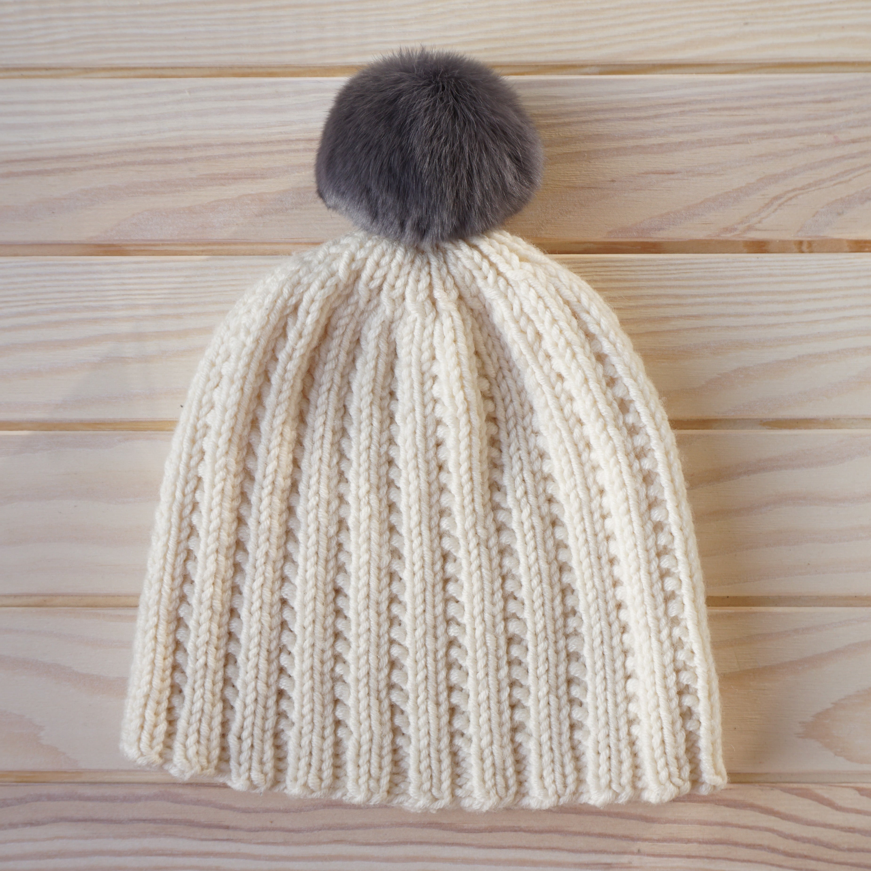 rabbit fur pompom big