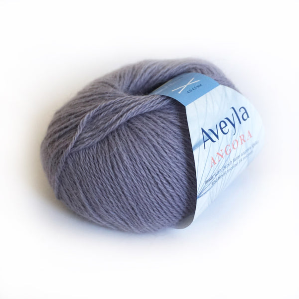 【IONSEOUL】London Eye Angora Wool Knit 5FM0208 aveyla angora – Needles & Wool