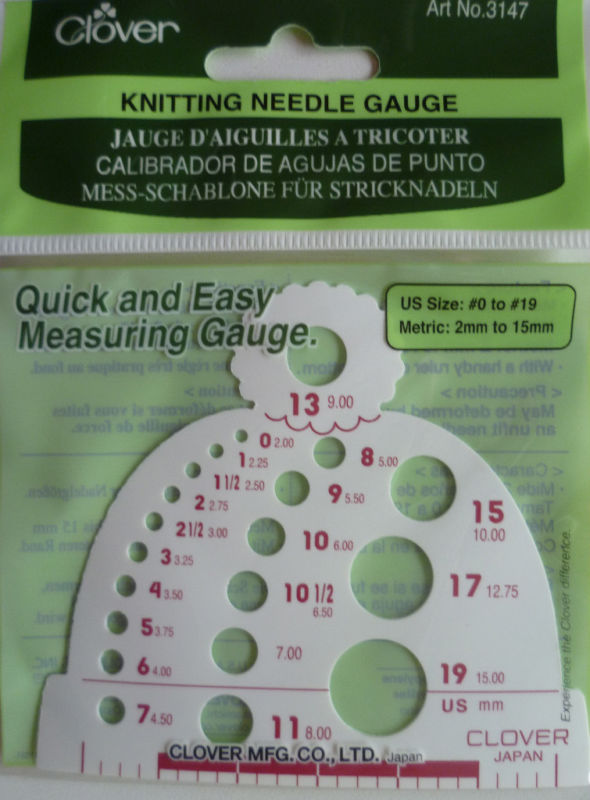 clover needle gauge