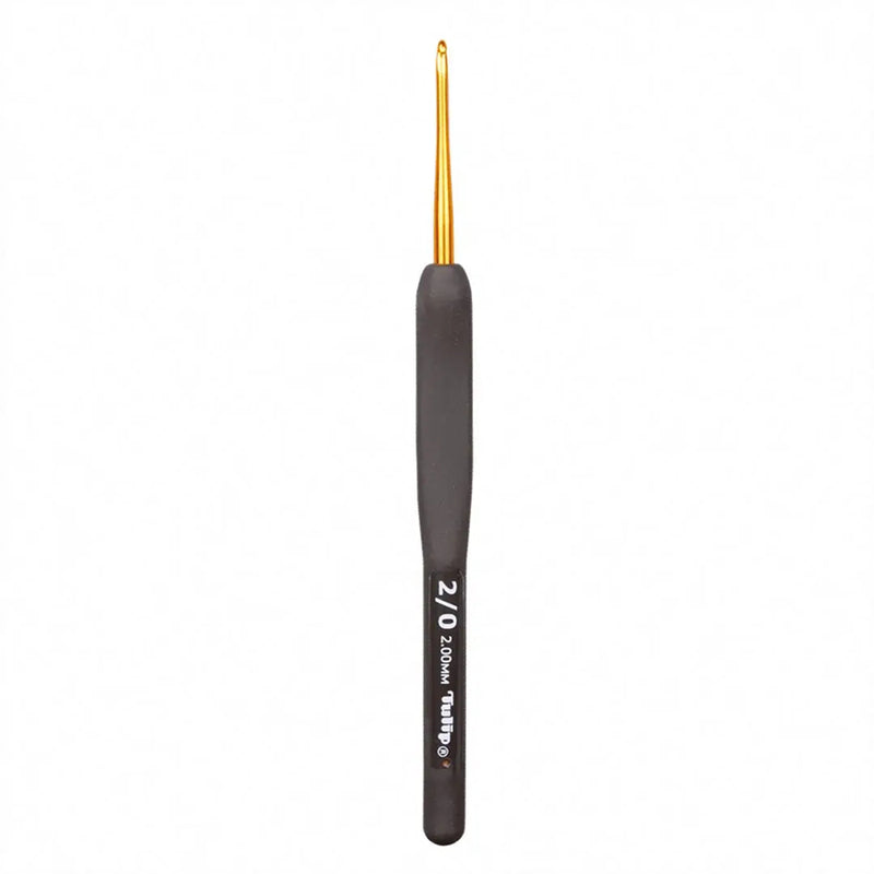 tulip etimo crochet hook with cushion grip black