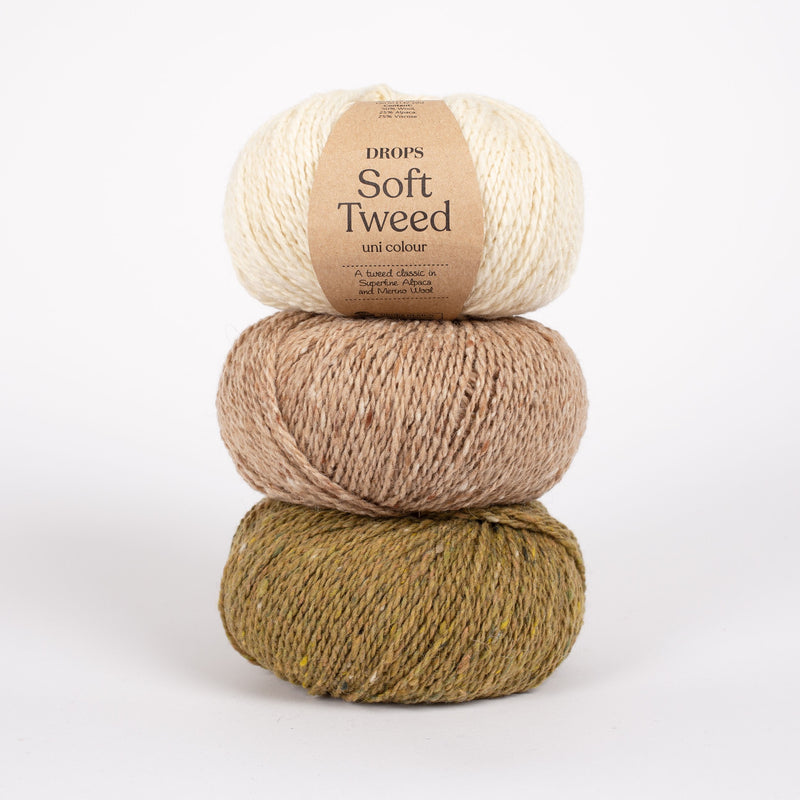 drops soft tweed