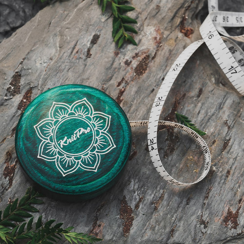 knit pro mindful wooden tape measure