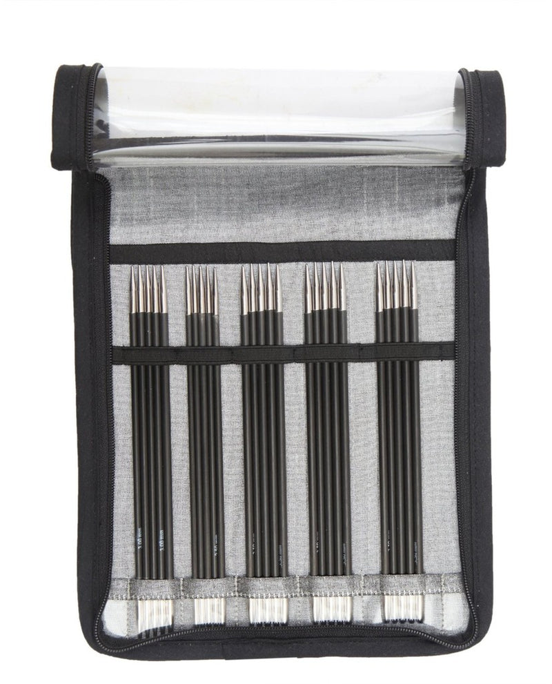 knit pro karbonz DP 15cm set