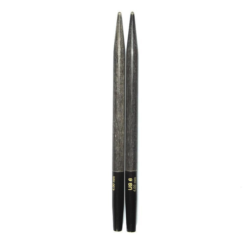 lykke interchangeable tips driftwood, umber, indigo