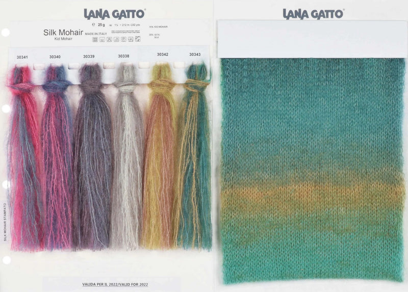 lana gatto silk mohair printed