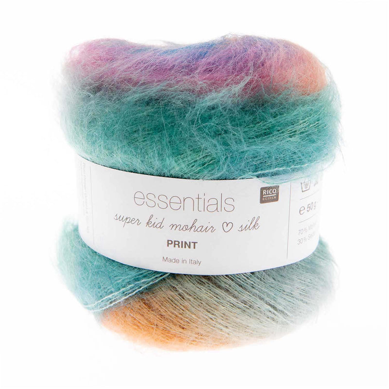 rico super kid mohair loves silk print