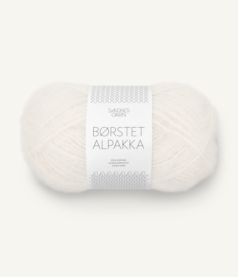 sandnes garn borstet alpakka