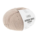 lang yarns alpaca soxx tweed
