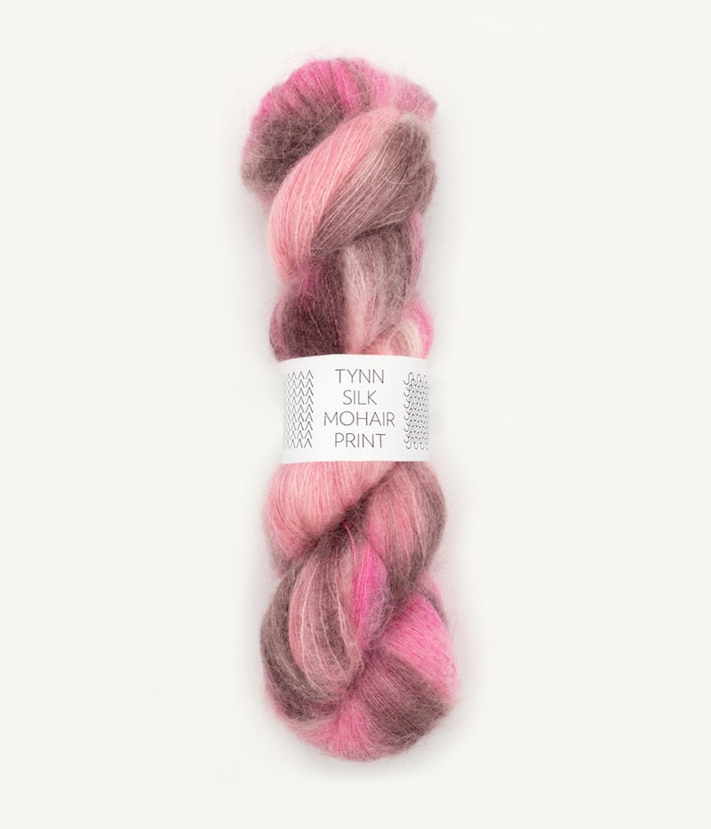 sandnes garn tynn silk mohair spausdinti
