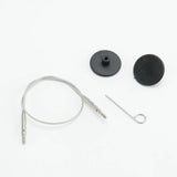 knit pro new glidex steel fixed cables