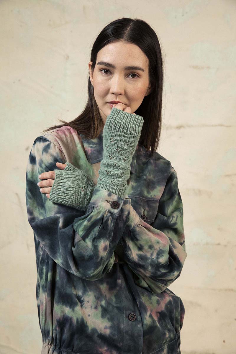 ラング糸 cashmere レース