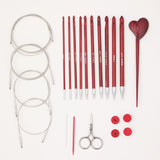 knit pro amore tunesian crochet hook set