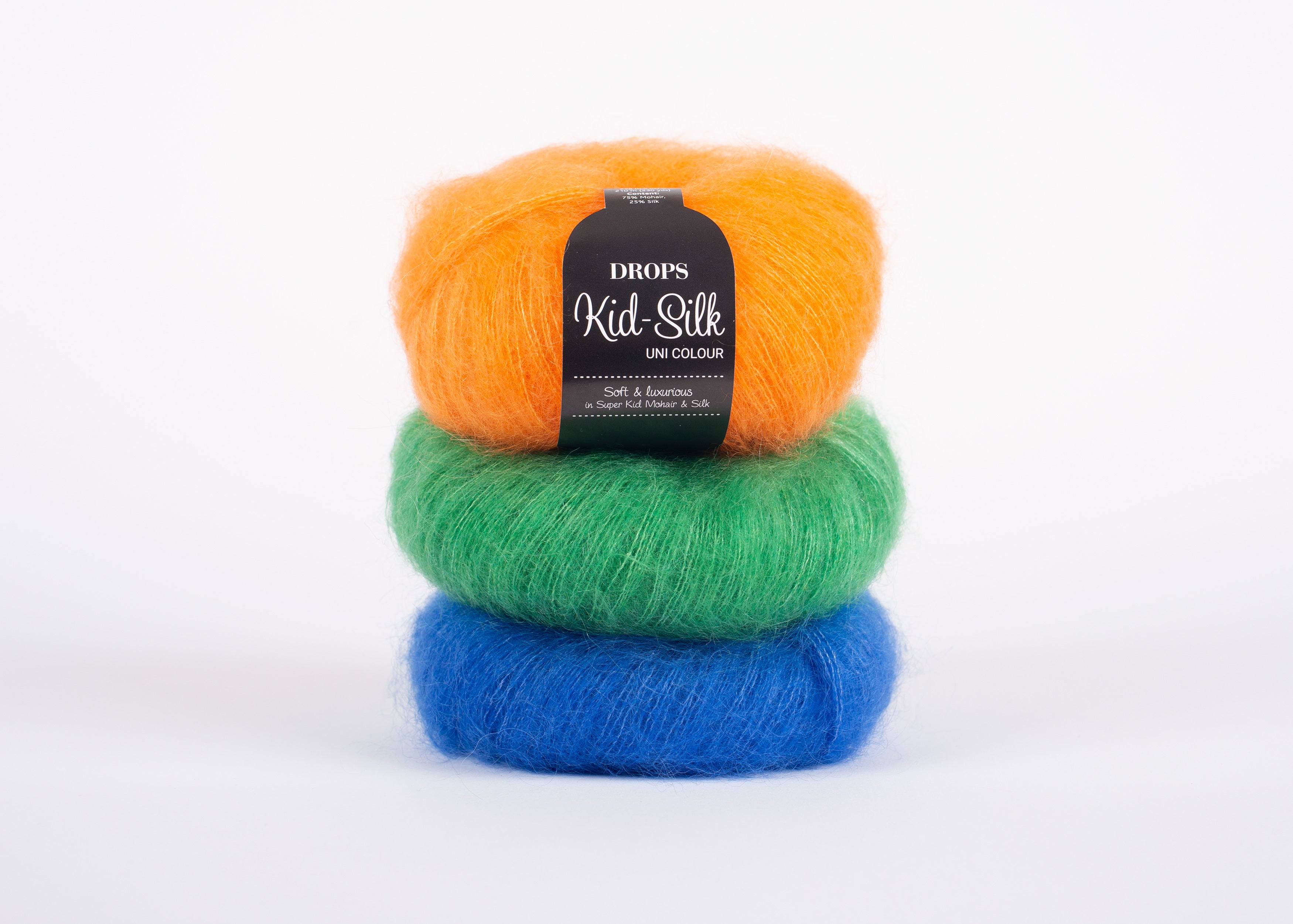 Peacock Solids on Float Your Goat - 72/28 Brushed Kid Mohair Silk Lace – My  Mama Knits