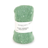 silky mohair paillettes