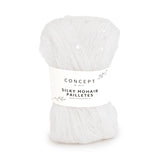 silky mohair paillettes