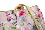 Lomme-Einkaufstasche mit romantischer Blume