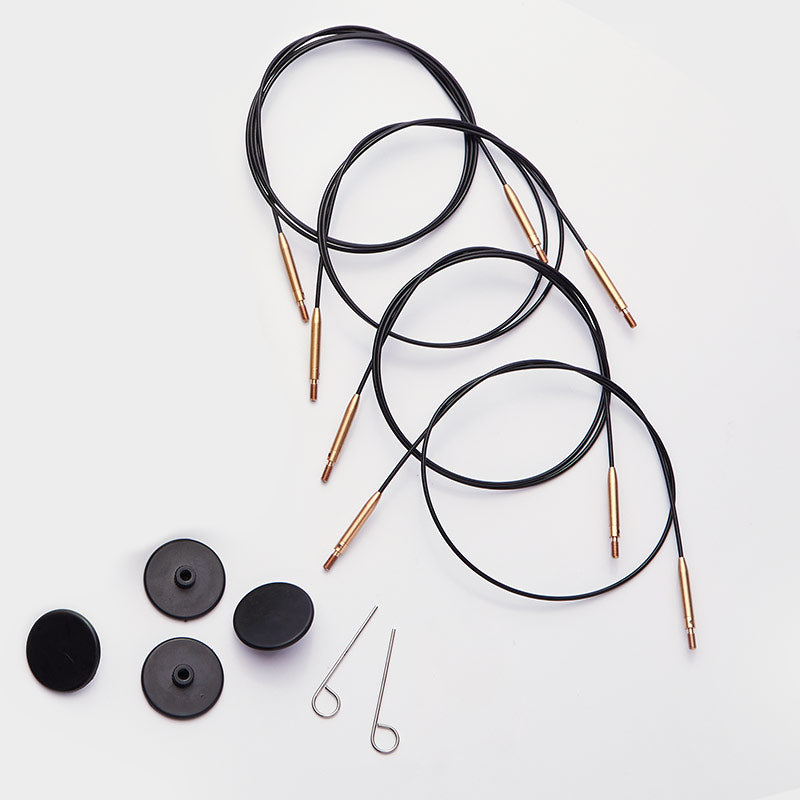 knit pro novos cabos giratórios de 360° e fixos
