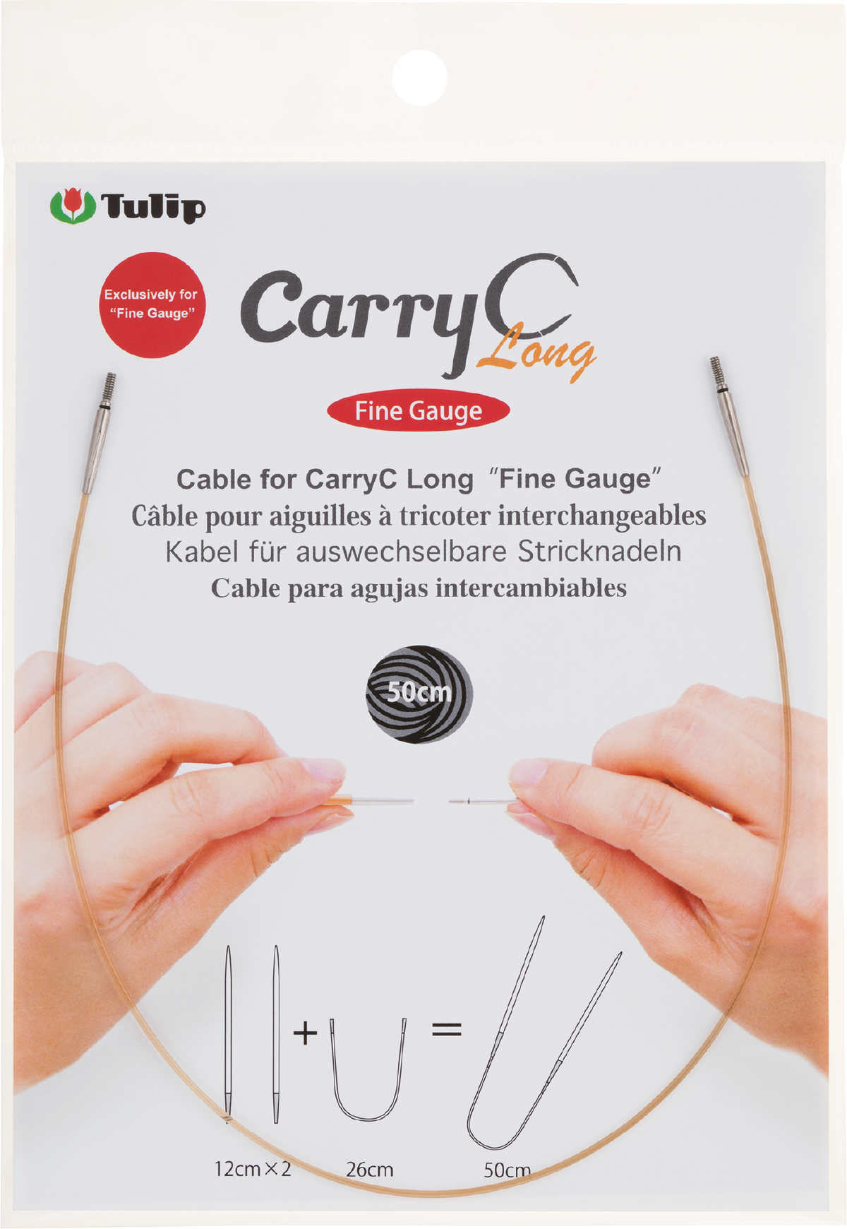 tulip cable para carryC Largo “calibre fino”