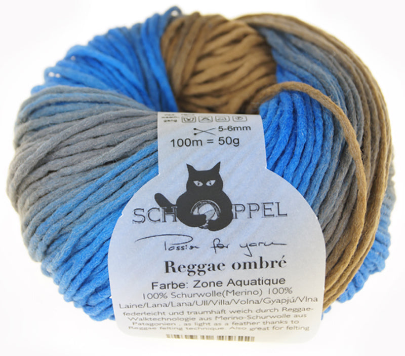 Reggae Ombre Yarn - Multicolor (# 1505), Schoppel Wolle