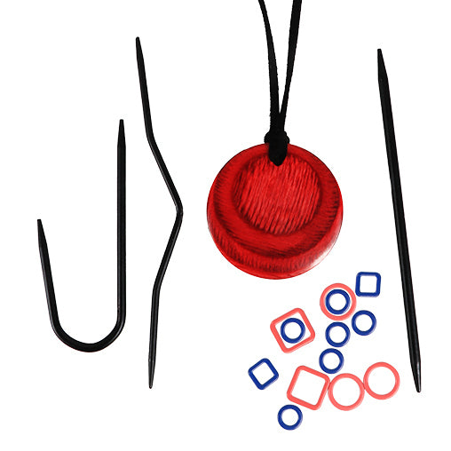 knit pro holzanhänger magnet set