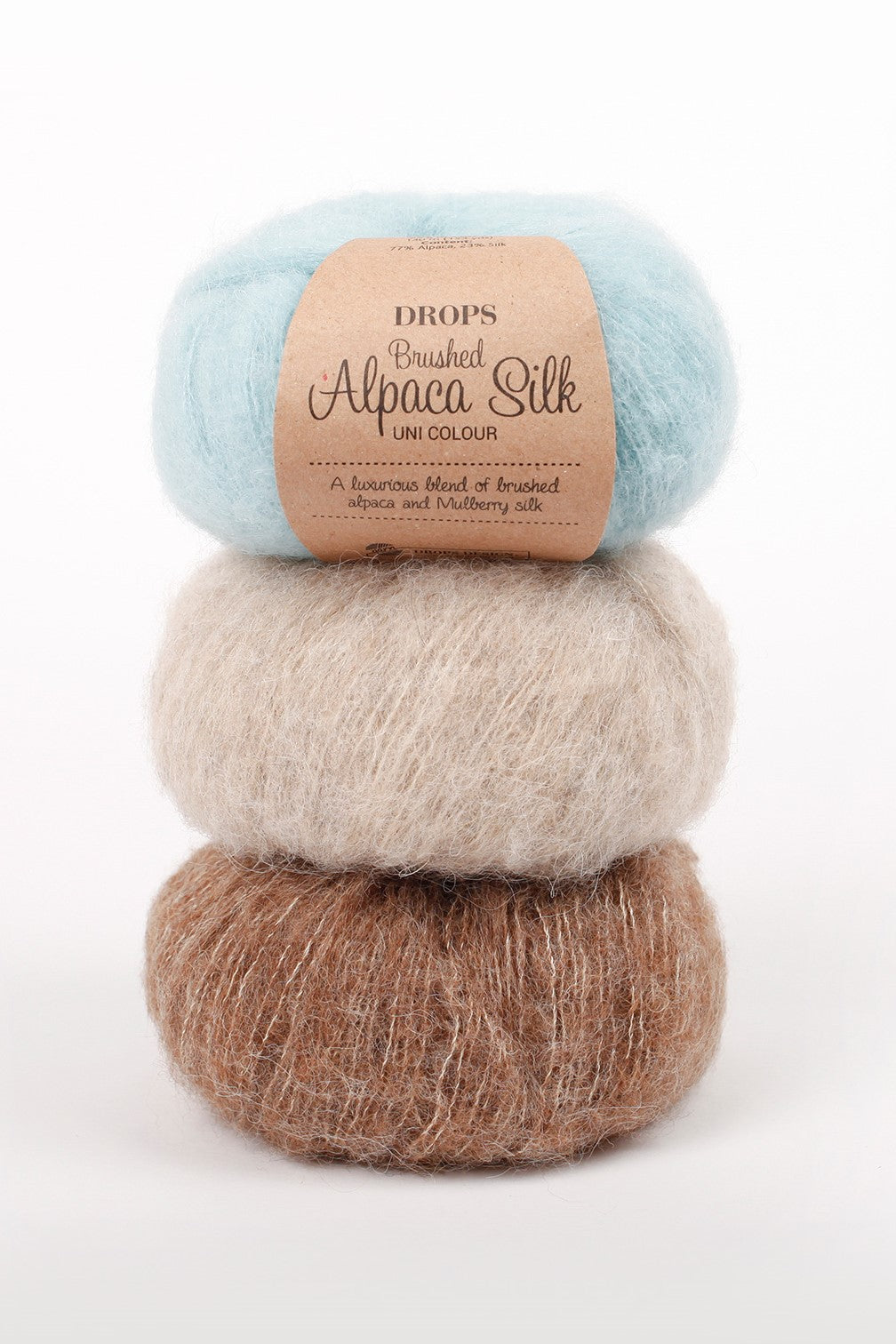 drops brushed alpaca silk
