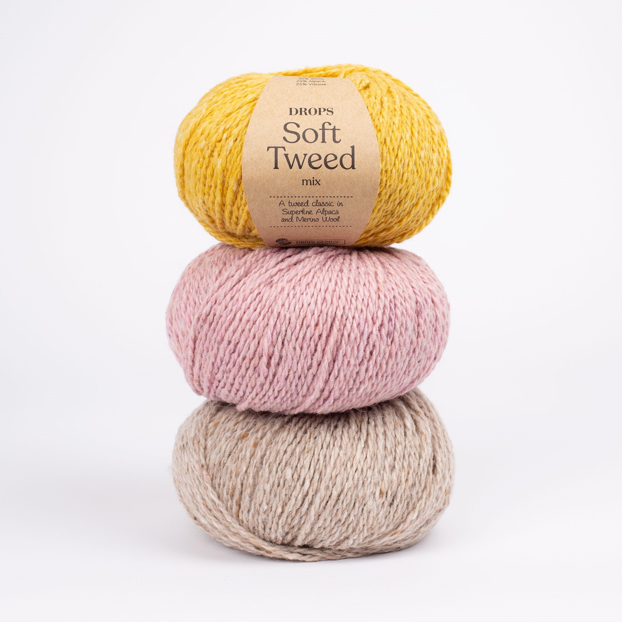 Drops Soft Tweed - 03 Sand – True North Yarn Co.
